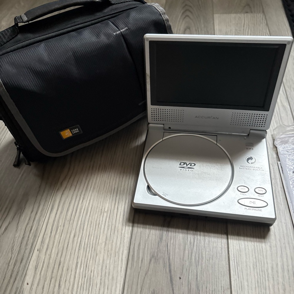 Silver Portable DVD Player - Silver